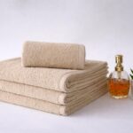 Set 10 Prosoape Spa Color 70×140 cm 100% Bumbac 500 gr./mp (bej)
